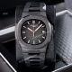 Best Replica Patek Philippe Nautilus Frosted Watch Solid Black 40mm (2)_th.jpg